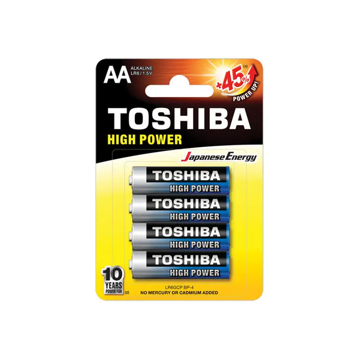 TOSHIBA AA LR6 BATTERY - Батерии<<<Батерии и фенери<<<Осветление<<<Praktiker&&&Батерии и зарядни<<<Дом и