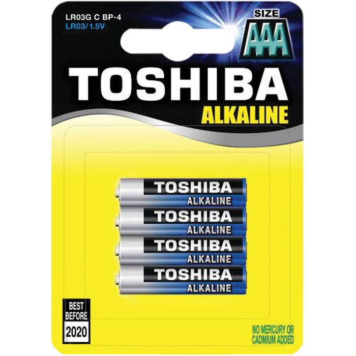 BATTERIES TOSHIBA AAA LR03