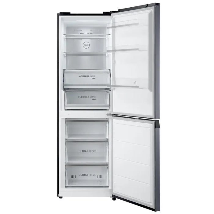 Toshiba GR-RB449WE-PMJ(06) Refrigerator Freezer, 338 l, E, Morandi Grey, No Frost