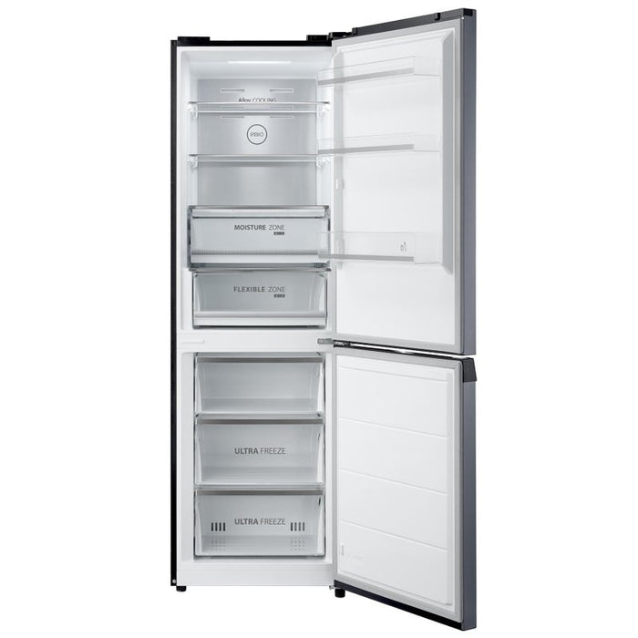 Toshiba GR-RB449WE-PMJ(06) Refrigerator Freezer, 338 l, E, Morandi Grey, No Frost