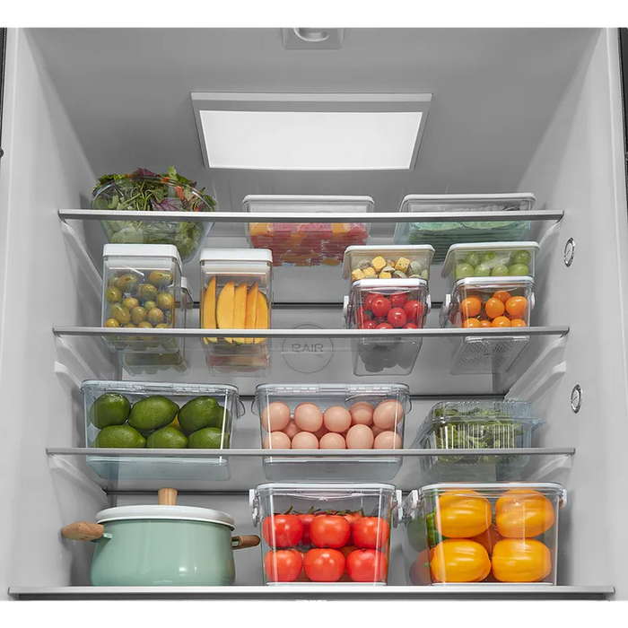 Side-by-Side Refrigerator Toshiba GR-RF677WI-PGJ(22) , 515 l, E , No Frost , Black