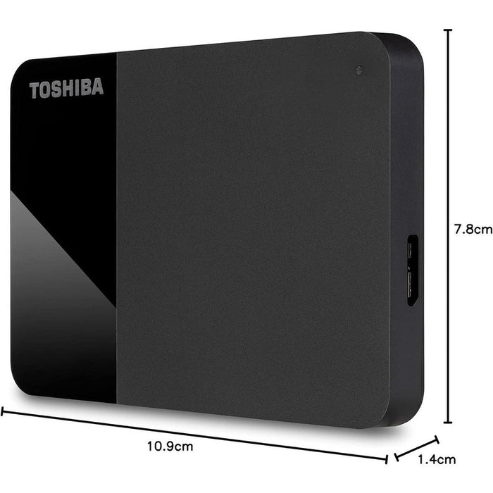External Hard Drive Toshiba HDTP310EK3AA 1 TB Micro USB B USB 3.2