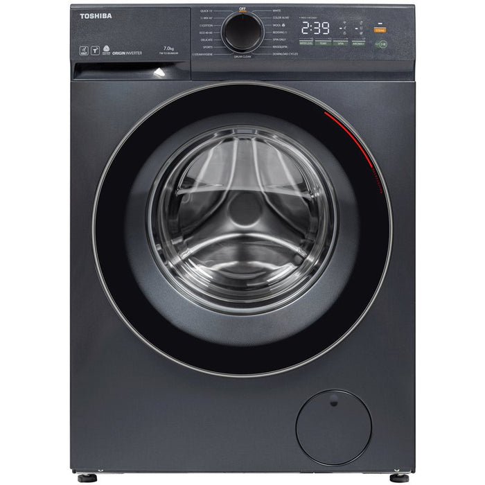 Washing machine Toshiba TW-T21BU80UWBK(MG), 1200 rpm, 7.00 kg, A, Inox