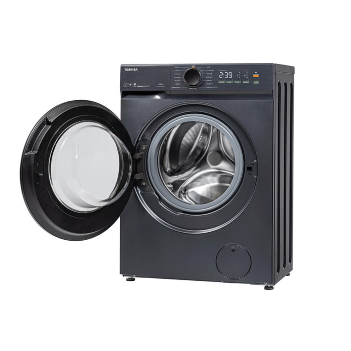 Washing machine Toshiba TW-T21BU90UWBK(MG), 1400 rpm, 8.00 kg, A, Inox