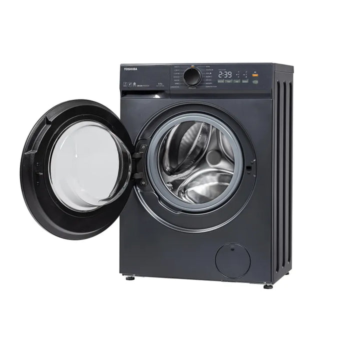 Washing machine Toshiba TW-T21BU90UWBK(MG), 1400 rpm, 8.00 kg, A, Inox