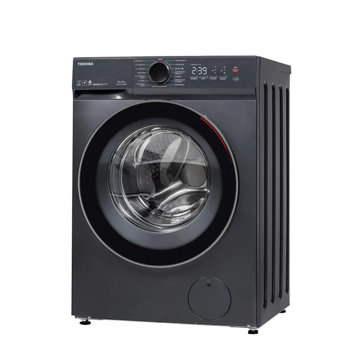 Washer dryer Toshiba TWD-T21BU90UWBK(MG) , 1400 rpm, 6 kg, 8.00 kg, E , Inox