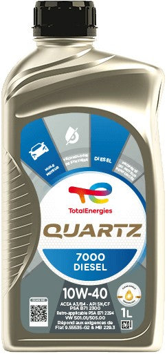 TOTAL QUARTZ 7000 DIESEL 10W-40 1L