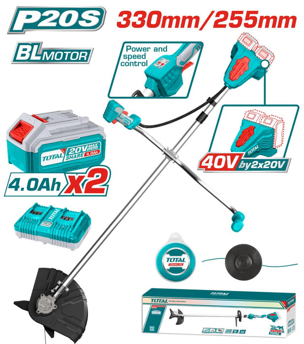 BATTERY BRUSHLESS HAIR TOTAL 40V