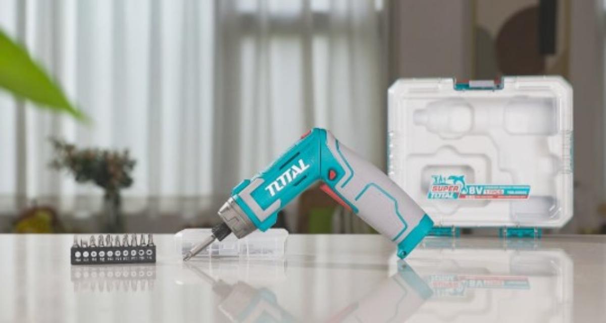 NOW. SCREWDRIVER 1/4 8 V, 6 NM, TOTAL BOX