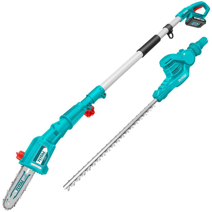 BATTERY SAW + HEDGE CUTTER TOTAL 20V