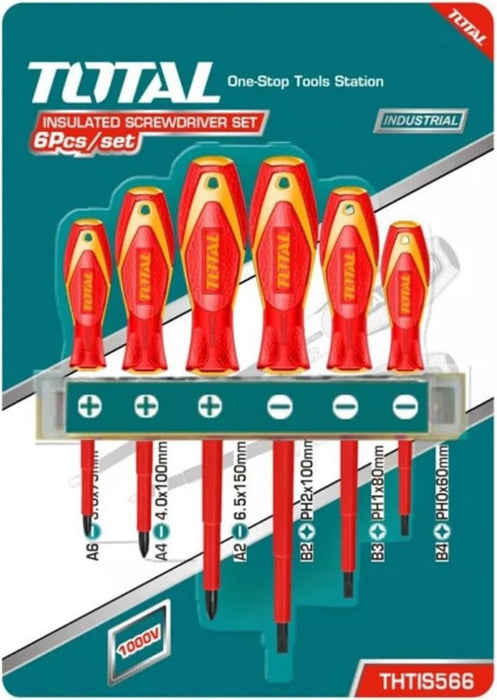 SCREWDRIVER SET 1000V 6H TOTAL