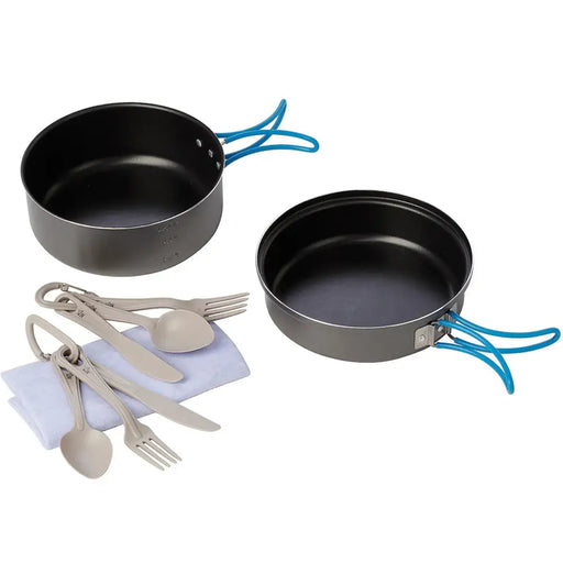 Tourist tableware and cutlery SET for 2 people. - Others<<<HurtelXML