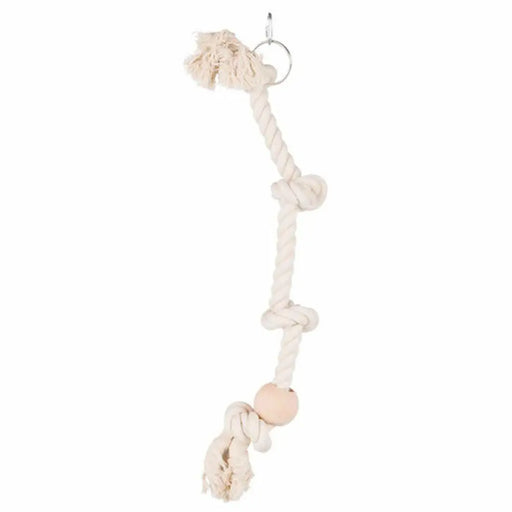Toy for Birds Trixie 60 cm White Rope Knot - Домашни Животни<<<Дом Градина<<<BigBuy&&&Играчки<<<Домашни Животни<<<Дом