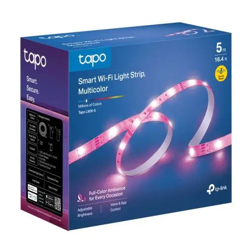 TP-Link Smart LED Strip Tapo L900-5 Wi-Fi 5m Multicolor EU - Smart Devices<<<Основна<<<DunaXML&&&Декорация и
