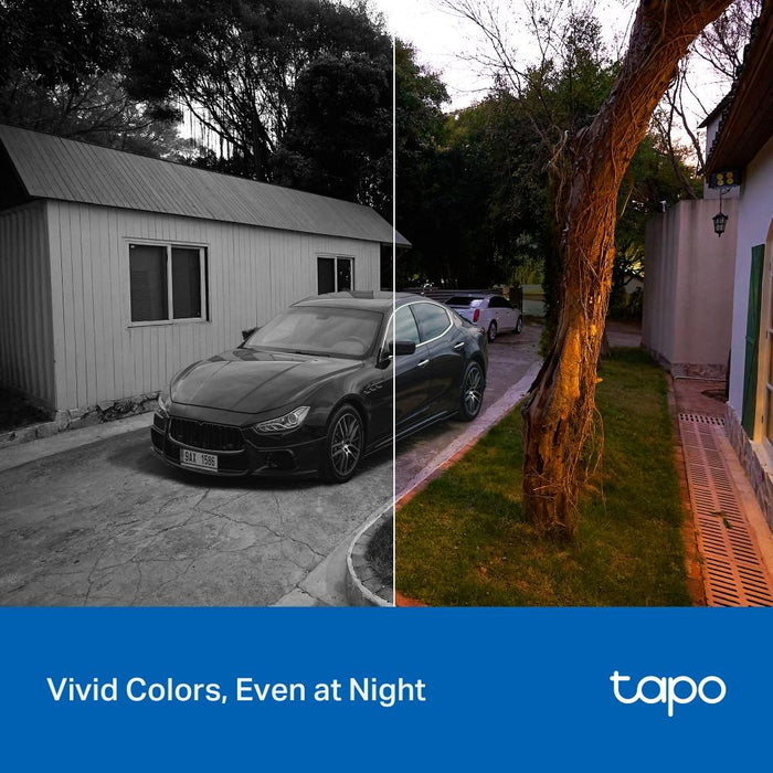 TP LINK Wi-Fi C206 surveillance camera, outdoor and indoor use, Pan/Tilt, microSD, Water and Dust Resistance