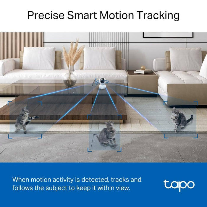 TP LINK Home Security Camera with AI, 3K 5MP (2880×1620 px), H.264, microSD, 2.4 GHz Wi-Fi