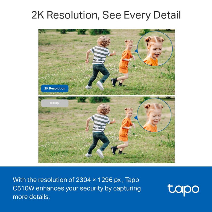 Outdoor security WiFi camera TP-Link Tapo C510W - 2K Pan/Tilt