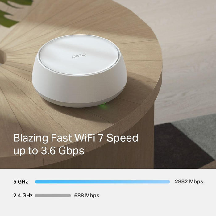 Mesh system TP-LINK Deco BE25 (3-pack), BE3600, 2x 2.5GbE, Wi-Fi 7