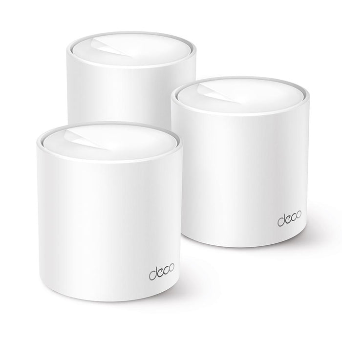 Mesh system TP-LINK DECO X10 (3-pack), AX1500, 2xGbE, MU-MIMO, WiFi