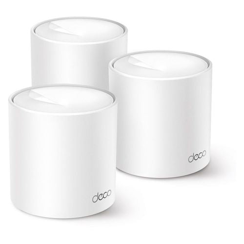 TP-Link Wi-Fi Router Deco X1500 AC1900 (3pack), 1500Mbps, LAN/WAN, 802.11ac, Wi-Fi 6, White EU