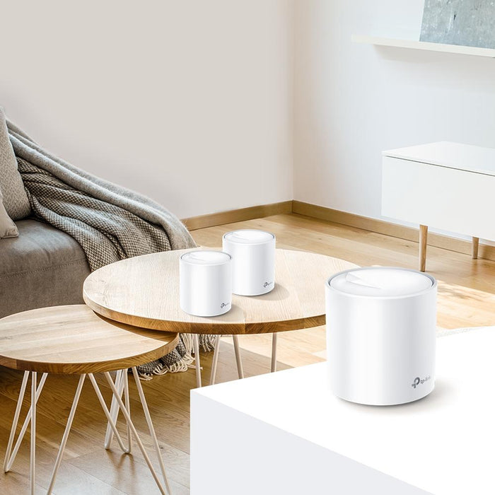 Wireless router TP-Link Deco X60 V2, AX3000, 2.4/5 GHz, 574 - 2402 Mbps, Gigabit