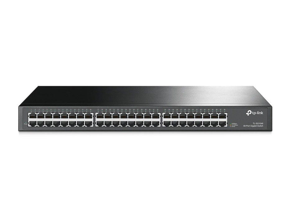 TP-Link TL-SG1048 Unmanaged Gigabit Ethernet (10/100/1000) 1U Black