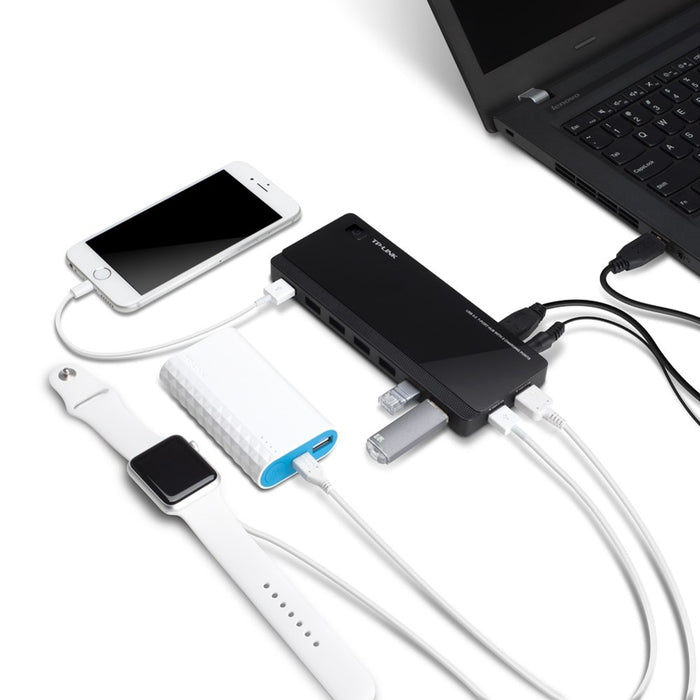 TP-Link UH720 USB 3.2 Gen 1 (3.1 Gen 1) Micro-B 5000 Mbit/s Black
