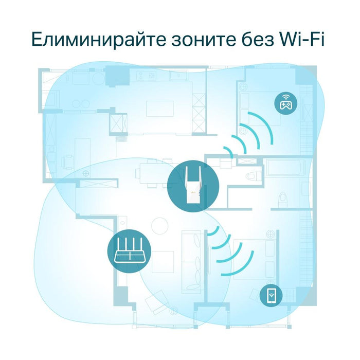 TP-LINK RE605X AX1800 Wireless Extender - WiFi 6