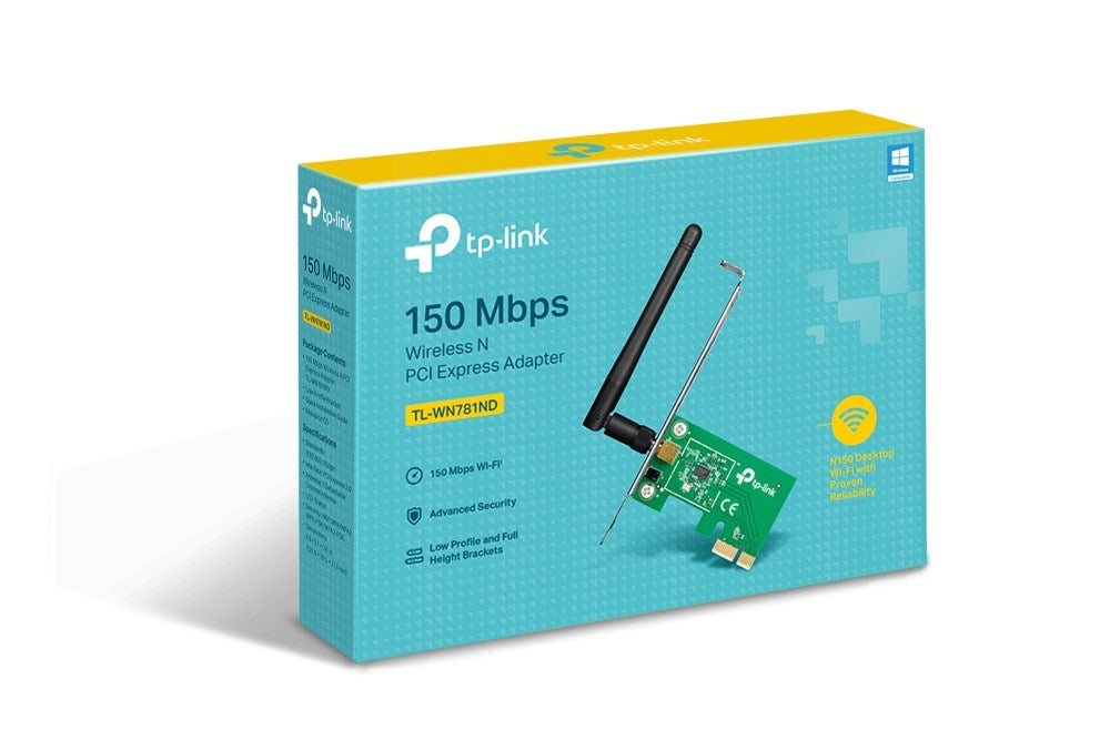 Wireless adapter TP-Link TL-WN781ND PCIe 150Mb 802.11n/g/b