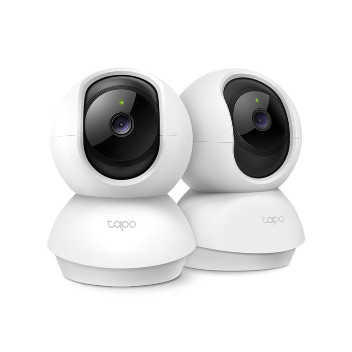 TP-Link Tapo C210P2 WiFi Security Camera, 360°, Pan/Tilt - 2 Pieces