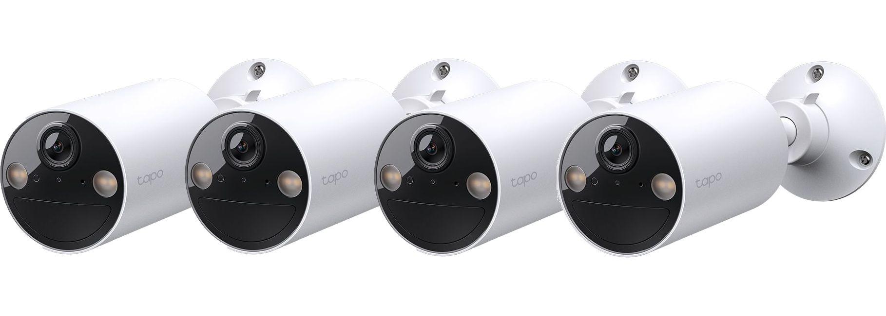TP-Link Tapo C410 WiFi Security Camera, Outdoor/Indoor Installation - 4 Pieces