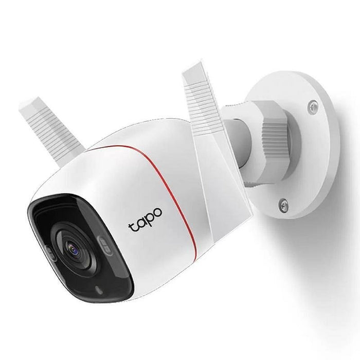 TP-Link Camera Tapo TC65 Wi-Fi Outdoor Security Pan/Tilt, 2K 3MP, Night Vision, White EU