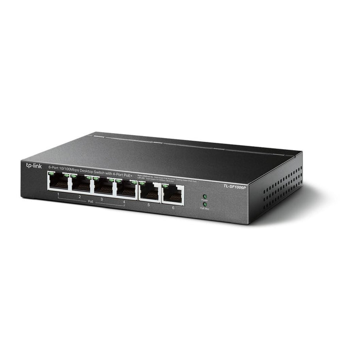 Switch TP-Link - TL-SF1006P, 6 ports, black