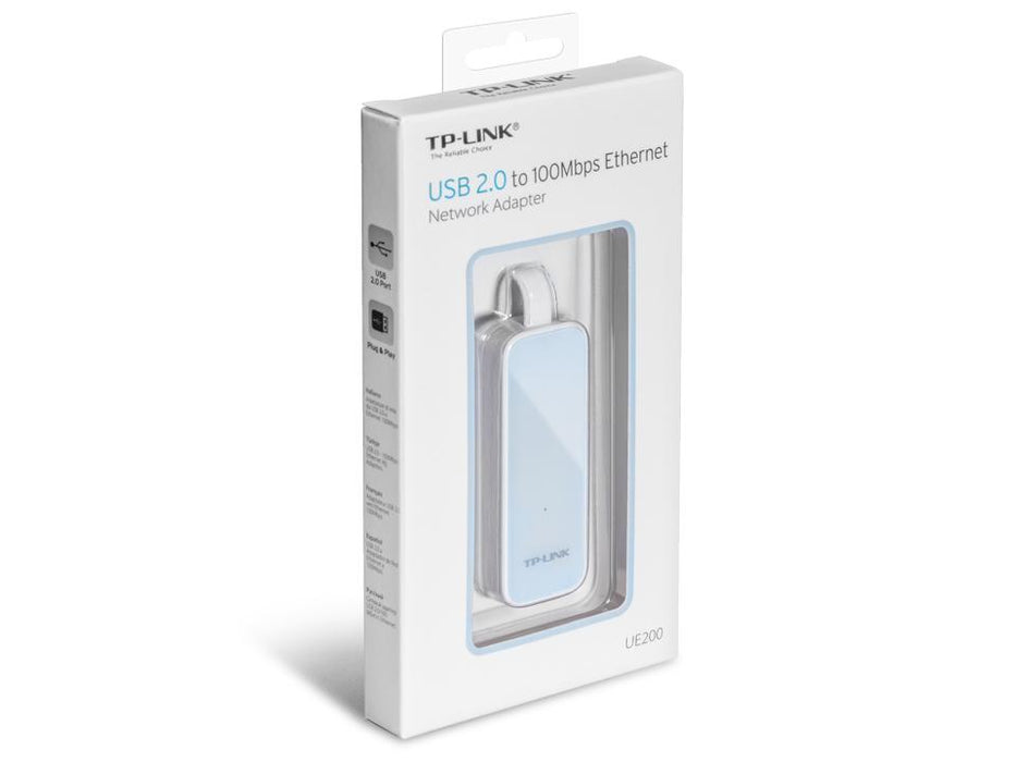 Network card Tp-Link UE200, USB 2.0, LAN, 10/100