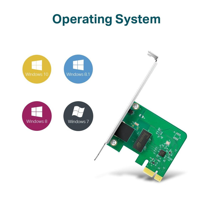 Network card TP-LINK TG-3468, PCI-ex, V4, low