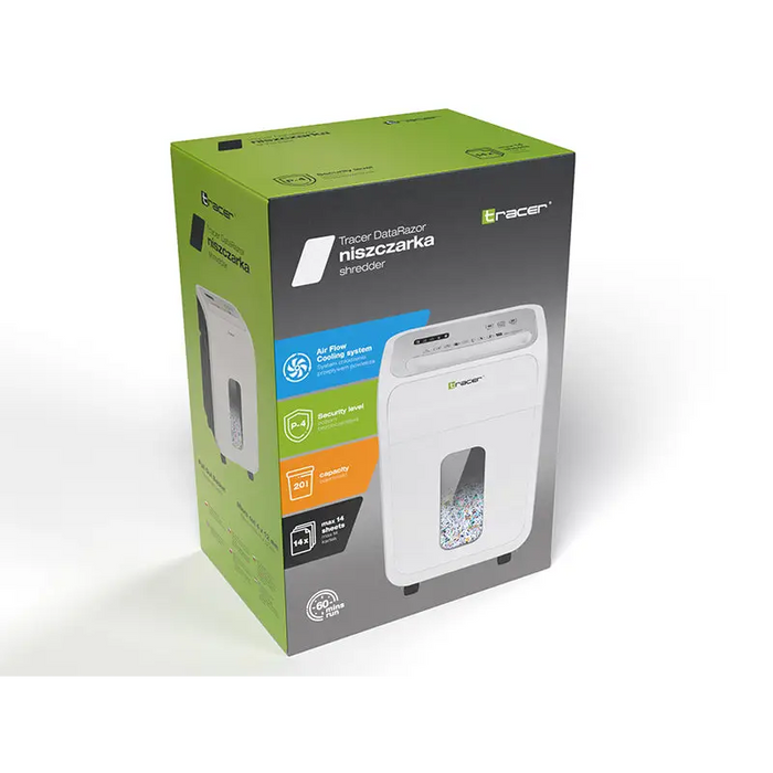 Tracer DataRazor shredder - Шредери<<<Шредери и ламинатори<<<Аксесоари<<<MediaTrade&&&ShreddersBIU-NIS<<<Office