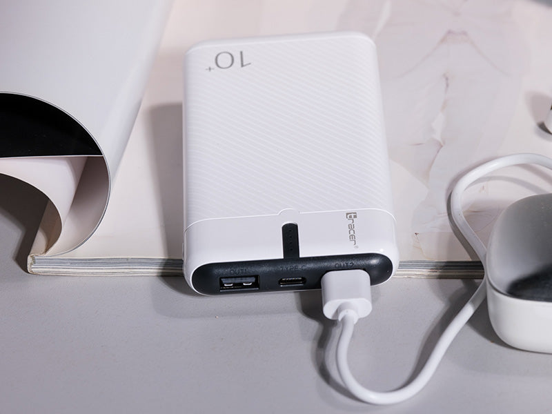 Tracer External battery EnerGo 10000mAh white/black