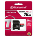 Transcend 16GB micro SDHC UHS-I Premium (with adapter Class 10) - Micro SD Cards with Adaptor<<<Transcend памети и