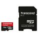 Transcend 16GB micro SDHC UHS-I Premium (with adapter Class 10) - Micro SD Cards with Adaptor<<<Transcend памети и
