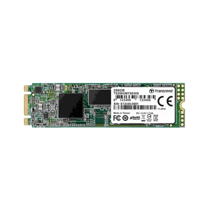 Transcend 256GB M.2 2280 SSD SATA3 B + M Key TLC - SSD дискове<<<Transcend памети и аксесоари<<<TRANSCEND<<<PolyComp