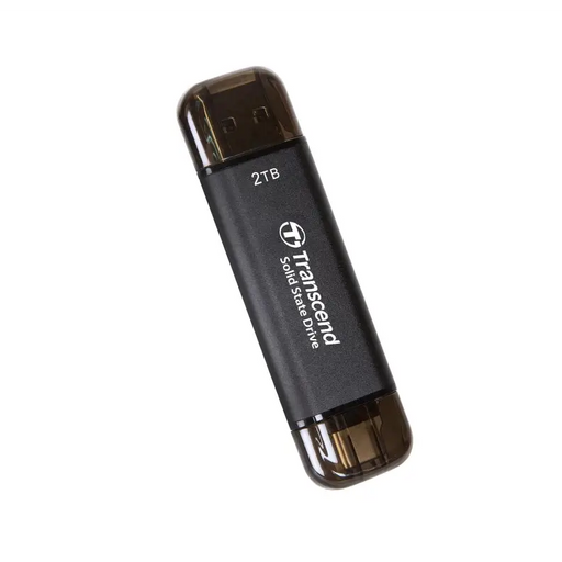 Transcend 2TB External SSD ESD310C USB 10Gbps Type C/A Black - SSD дискове<<<Transcend памети и