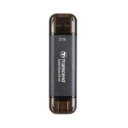 Transcend 2TB External SSD ESD310C USB 10Gbps Type C/A Black - SSD дискове<<<Transcend памети и