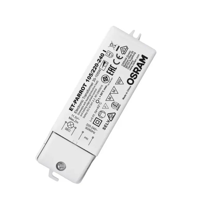 TRANSFORMER FOR LAMP TYPE MOON ET PARROT 105/220-240I VS5 LEDVANCE - Електроники<<<Източници на светлина<<<AmperelB2B