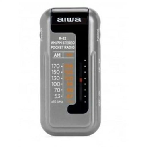 Transistor Radio Aiwa R22SL SILVER Grey Silver AM/FM - Електроника Звук<<<Компютри| Електроника<<<BigBuy&&&CD