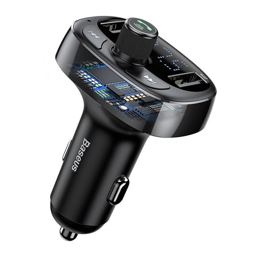 Transmitter FM Baseus T-typed S-09 Bluetooth (black) - Car transmitters<<<Car accessories<<<InnproXML&&&Ładowarki