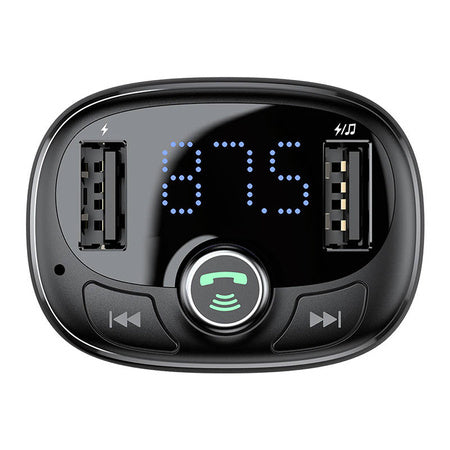 Transmitter FM Baseus T-typed S-09 Bluetooth (black) - Car transmitters<<<Car accessories<<<InnproXML&&&Ładowarki