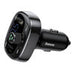 Transmitter FM Baseus T-typed S-09 Bluetooth (black) - Car transmitters<<<Car accessories<<<InnproXML&&&Ładowarki