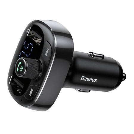 Transmitter FM Baseus T-typed S-09 Bluetooth (black) - Car transmitters<<<Car accessories<<<InnproXML&&&Ładowarki