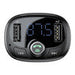 Transmitter FM Baseus T-typed S-09 Bluetooth (black) - Car transmitters<<<Car accessories<<<InnproXML&&&Ładowarki