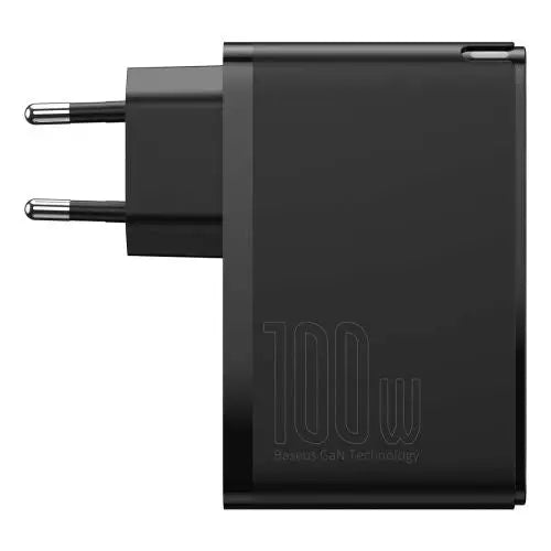Travel Charger Baseus GaN2 Pro Quick 2x USB + 2x USB-C 100W EU (Black) - Travel